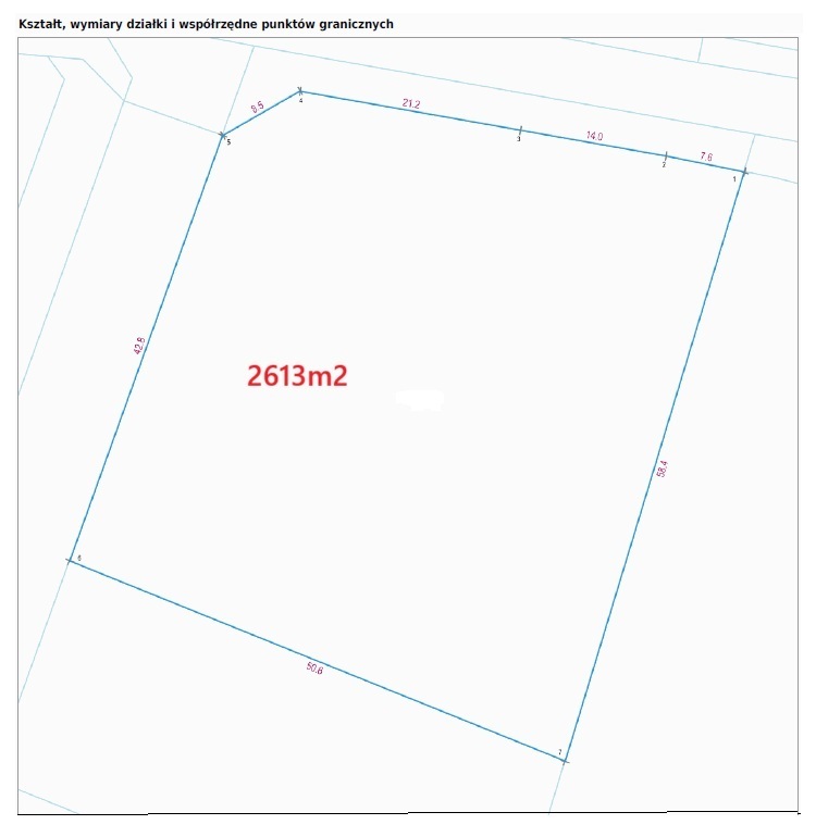 Działka budowlana 2613 m², Glincz, Cedrowa - zdjęcie 2