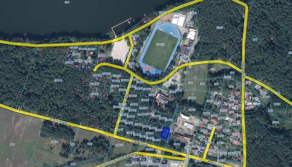 Działka rekreacyjna 467 m², Trzcianka, Parkowa - zdjęcie 1