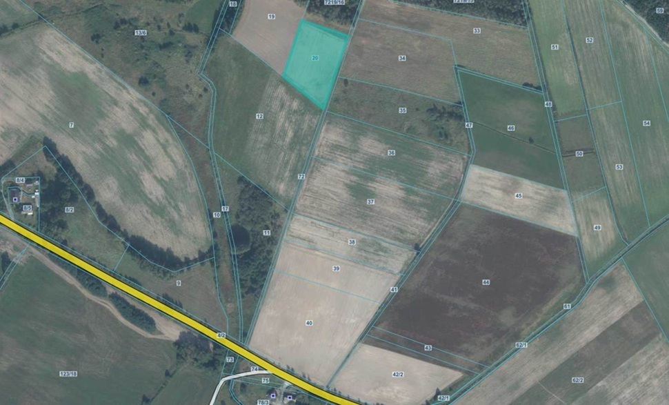 Działka rolna 5800 m², Siedlisko - zdjęcie 1