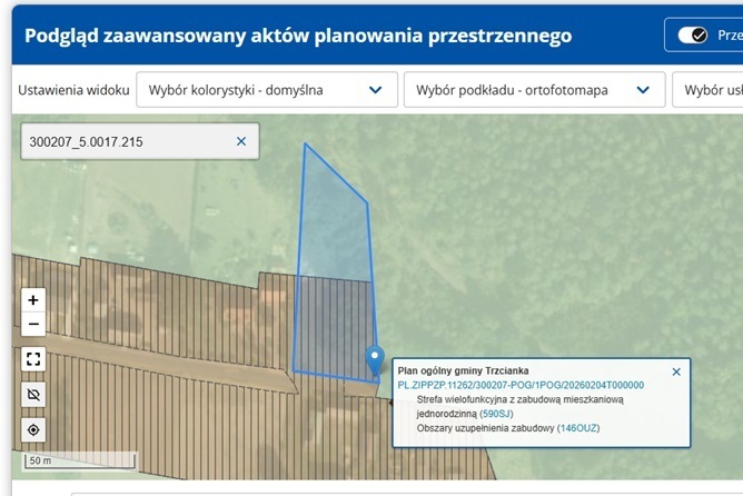 Działka budowlana 949 m², Trzcianka, Bolesława Krzywoustego - zdjęcie 4