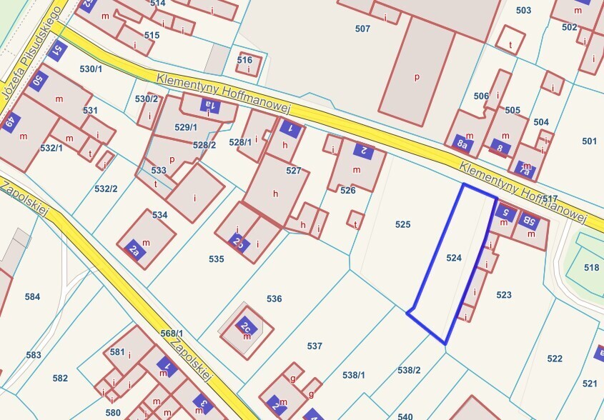 Działka budowlana 456 m², Białogard, Klementyny Hoffmanowej - zdjęcie 2