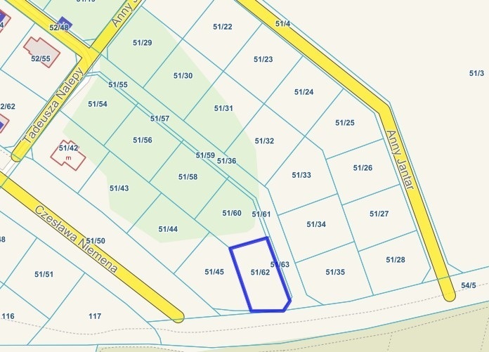Działka budowlana 854 m², Białogard, Tadeusza Nalepy - zdjęcie 2