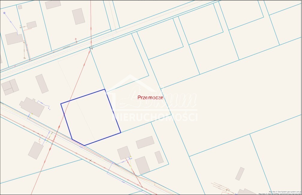 Działka budowlana 1695&nbsp;m², Przemocze - zdjęcie 4