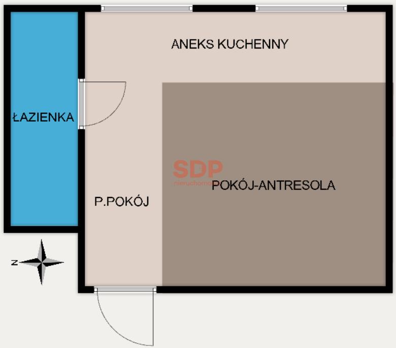 Mieszkanie 18&nbsp;m², Wrocław, Myśliwska - zdjęcie 8