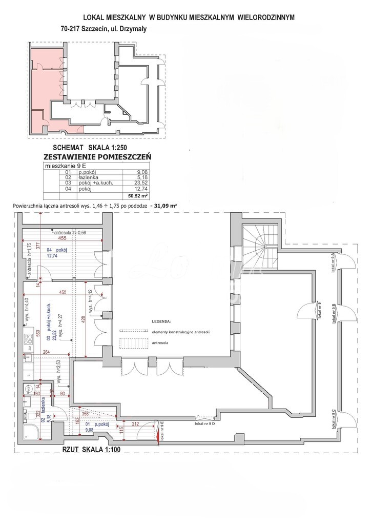 Mieszkanie 66,07&nbsp;m², Szczecin, Michała Drzymały - zdjęcie 1