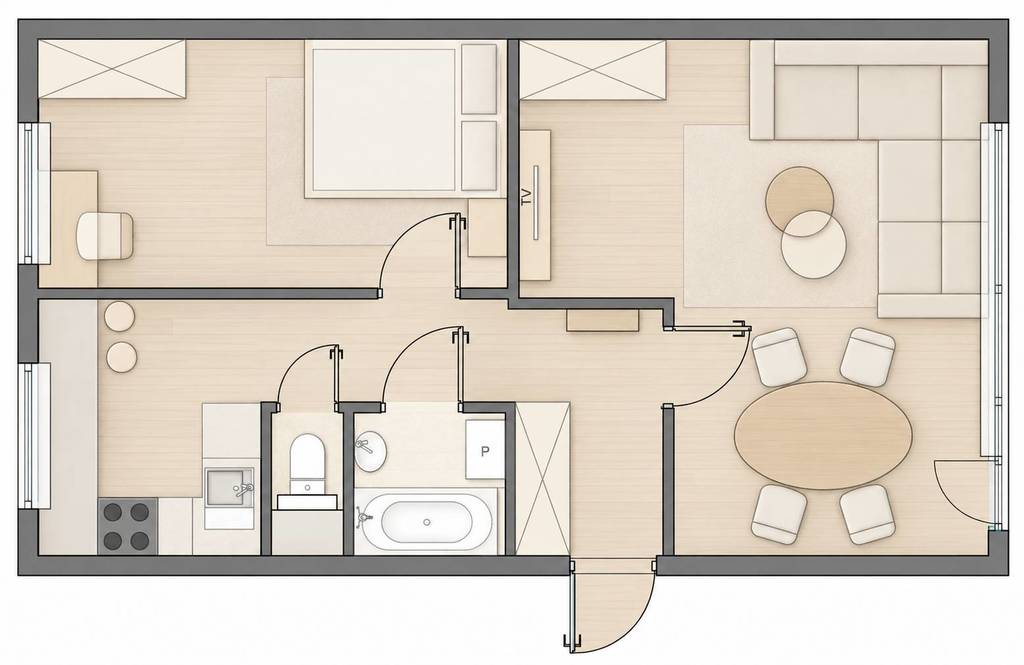 Mieszkanie 48,19 m², Łowicz, os. Bratkowice - zdjęcie 10
