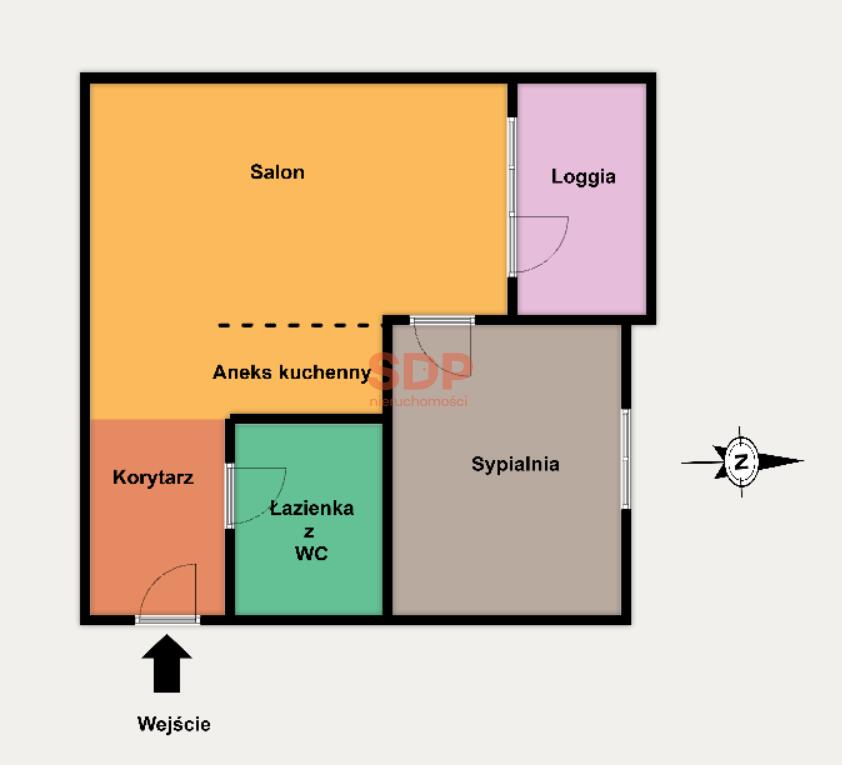 Mieszkanie 40&nbsp;m², Łódź, Wróbla - zdjęcie 11