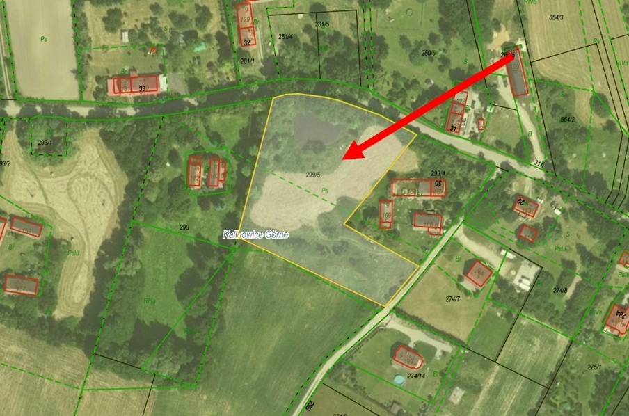 Działka rolna 7258 m², Kalinowice Górne - zdjęcie 1