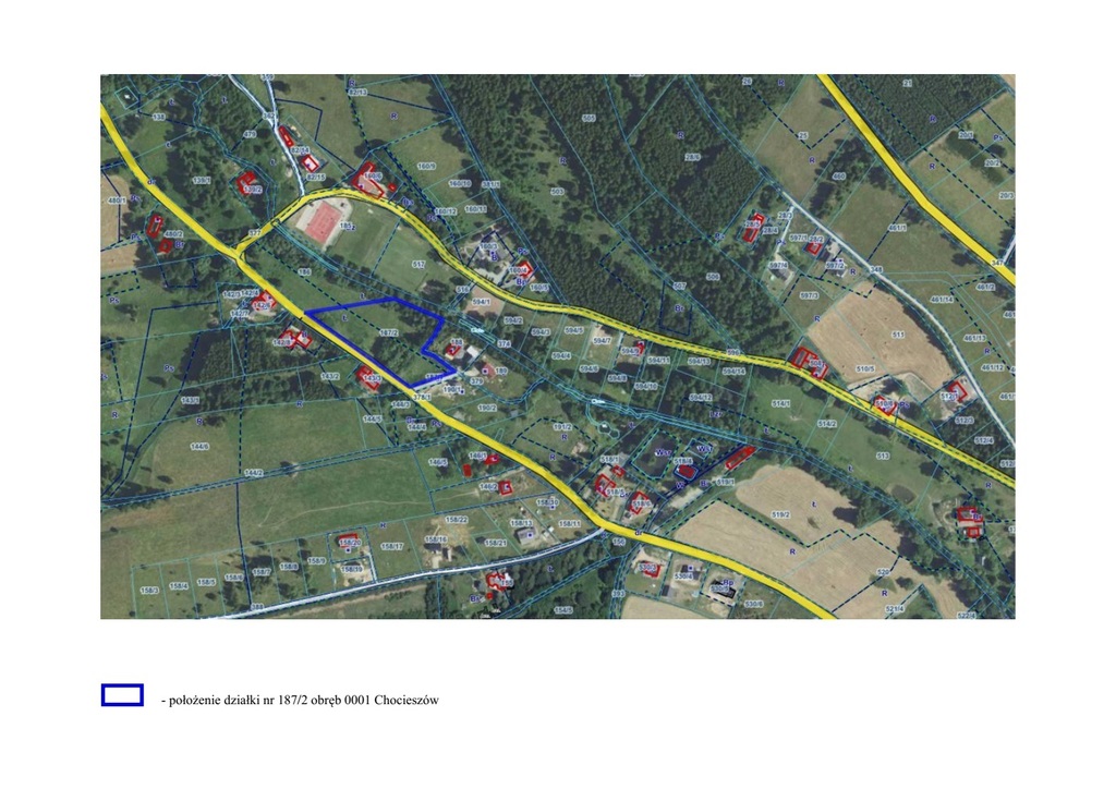 Działka budowlana 5390 m², Chocieszów - zdjęcie 1