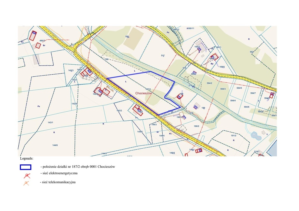 Działka budowlana 5390 m², Chocieszów - zdjęcie 2
