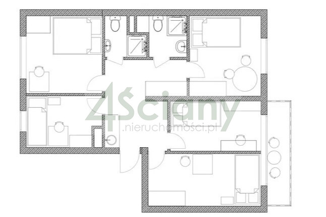Mieszkanie 61 m², Warszawa, Żelazna - zdjęcie 9
