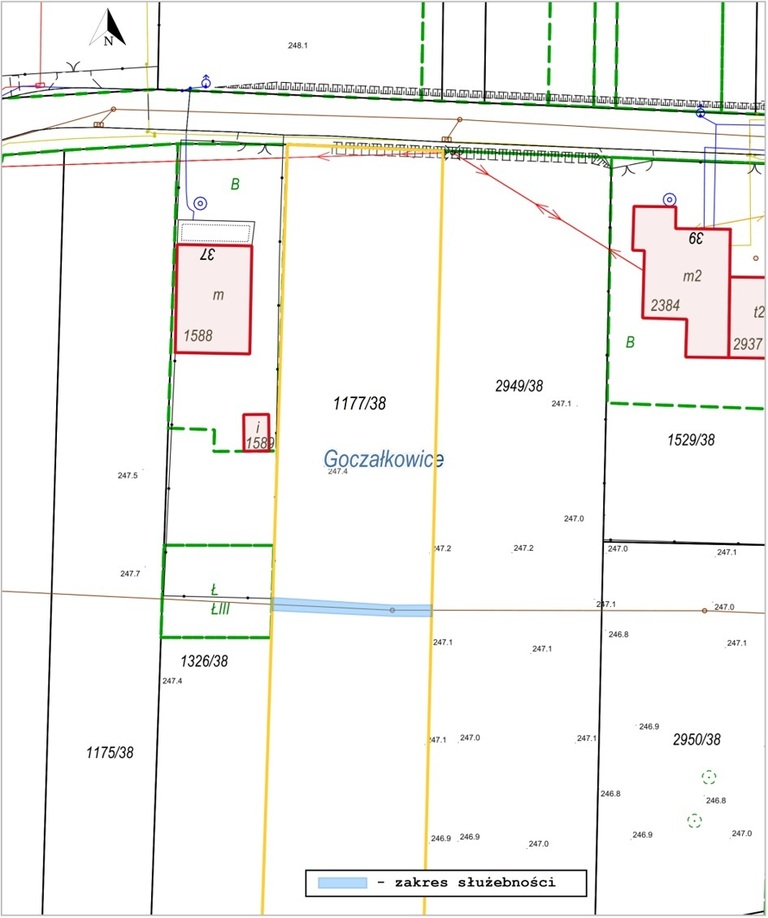 Działka budowlana 3348&nbsp;m², Goczałkowice-Zdrój, Powstańców Śląskich - zdjęcie 1