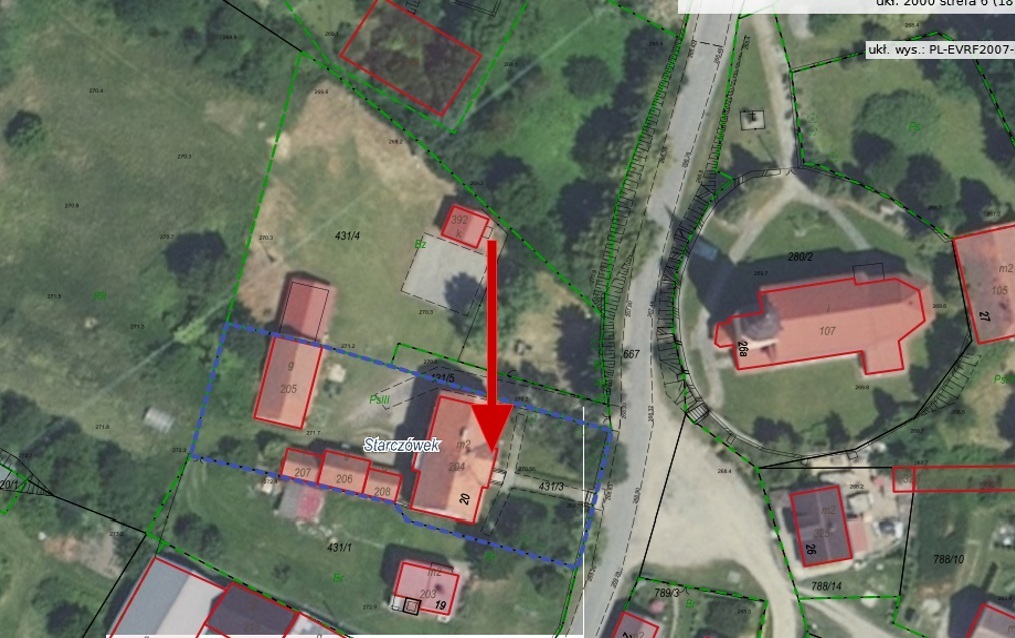 Działka budowlana 1482&nbsp;m², Starczówek - zdjęcie 1