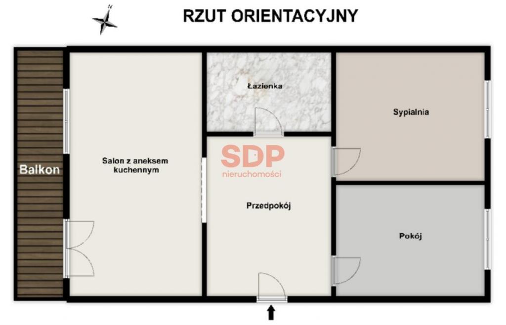Mieszkanie 64 m², Wrocław, Krzycka - zdjęcie 5