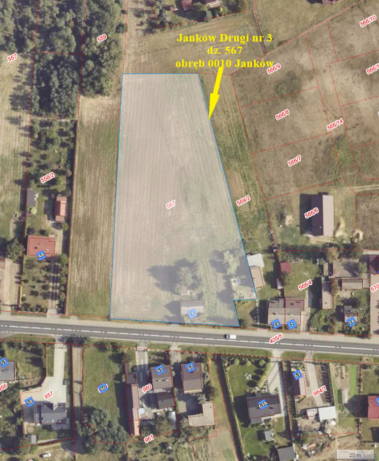 Działka rolna 7900&nbsp;m², Janków Drugi - zdjęcie 1