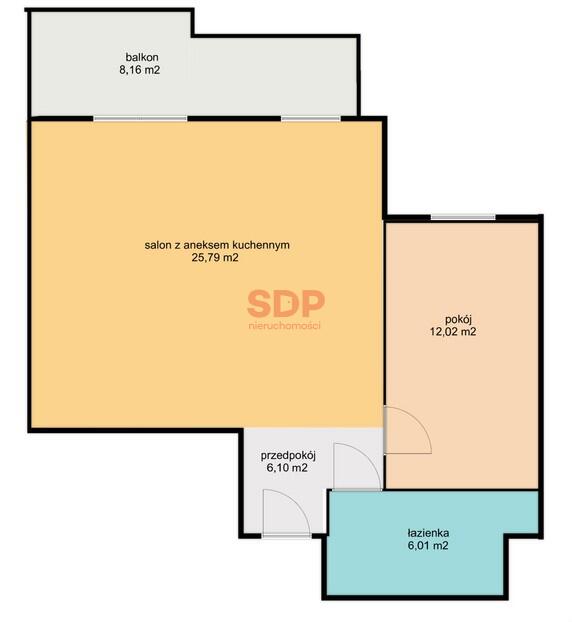 Mieszkanie 49&nbsp;m², Wrocław, Prądzyńskiego Ignacego - zdjęcie 10