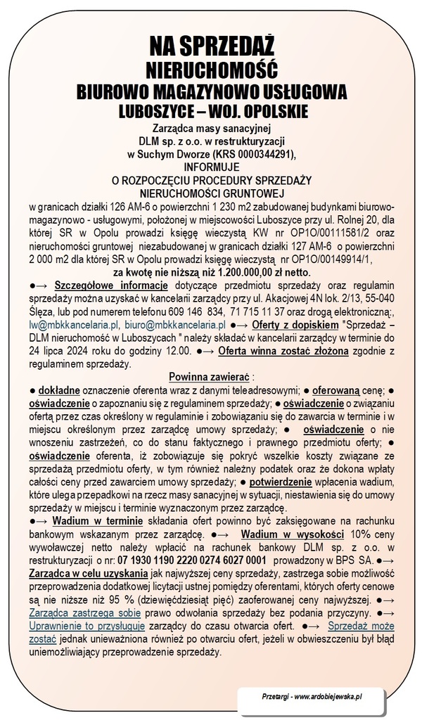 Lokal usługowy na sprzedaż, 535,2 m², Luboszyce, Rolna - zdjęcie 8
