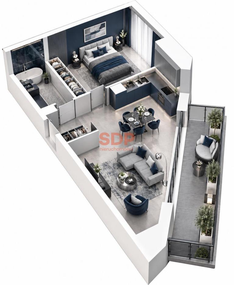 Mieszkanie 54&nbsp;m², Wrocław, Długa - zdjęcie 4