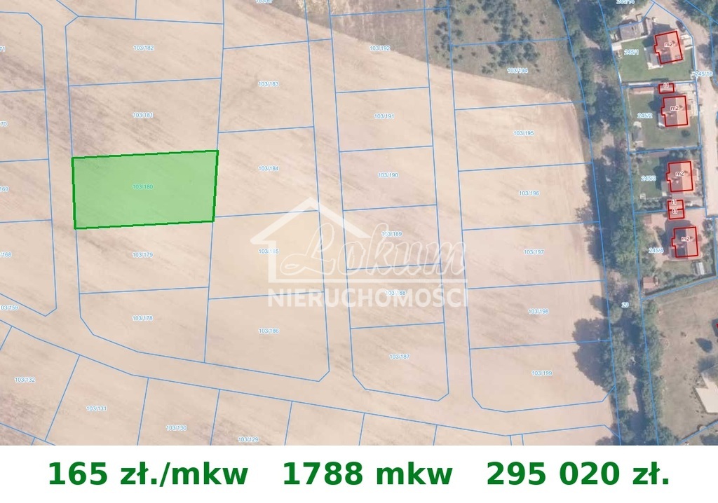 Działka budowlana 1788 m², Buk - zdjęcie 2