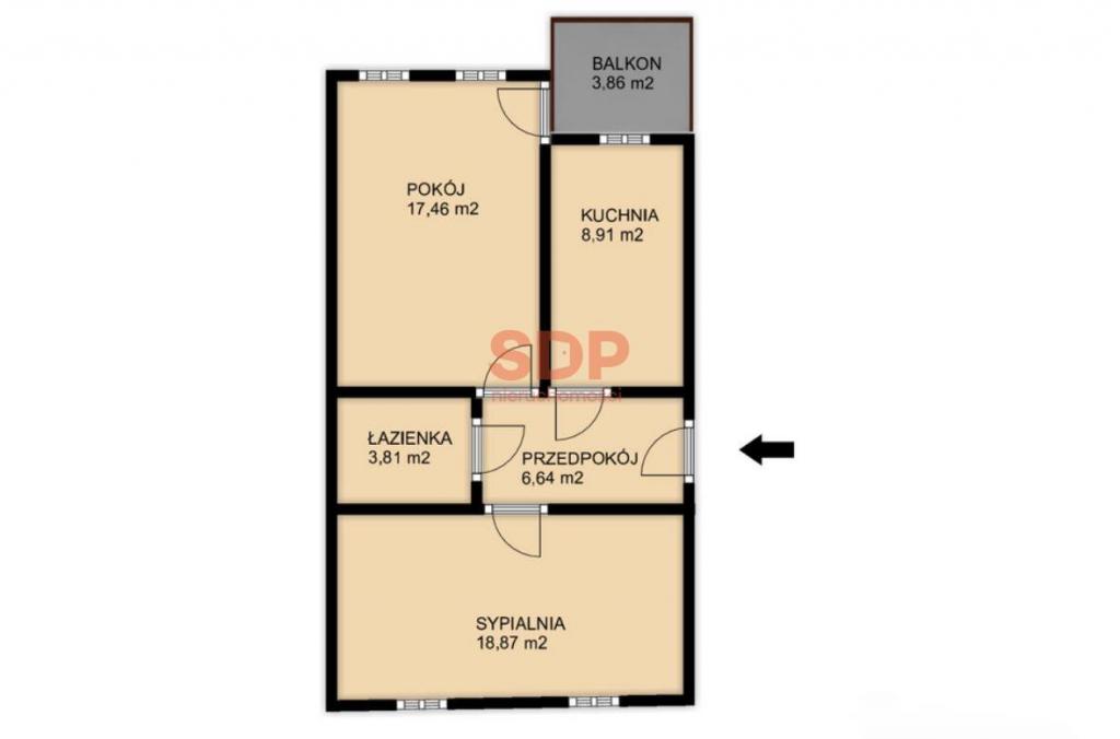 Mieszkanie 55 m², Wrocław, Kozia - zdjęcie 6