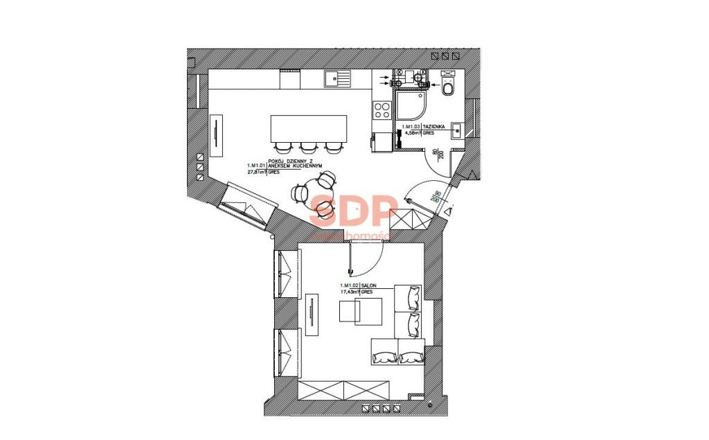 Mieszkanie 54 m², Łódź, Nawrot - zdjęcie 5