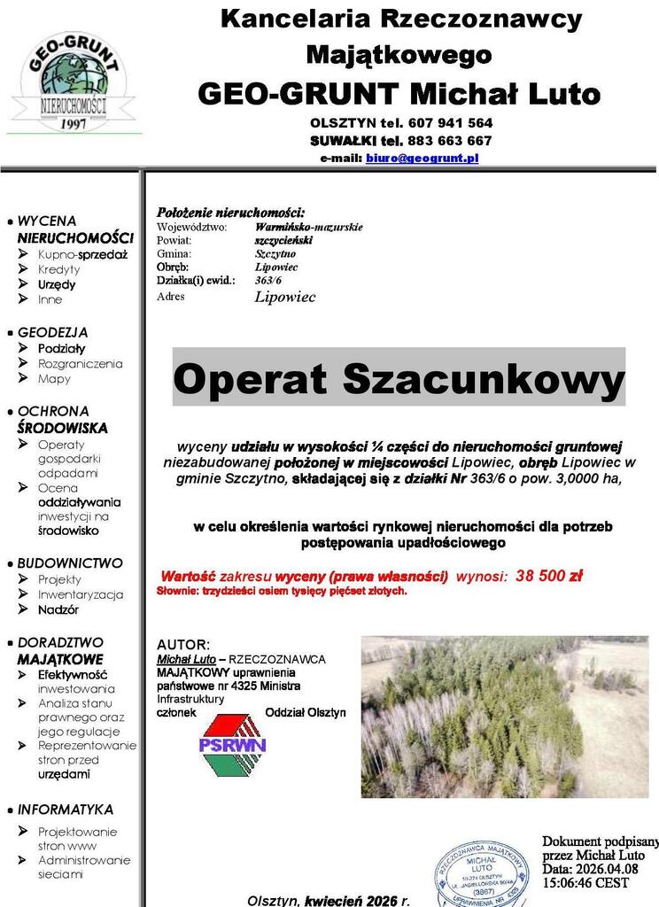 Działka rolna 3,00&nbsp;ha, Lipowiec - zdjęcie 3