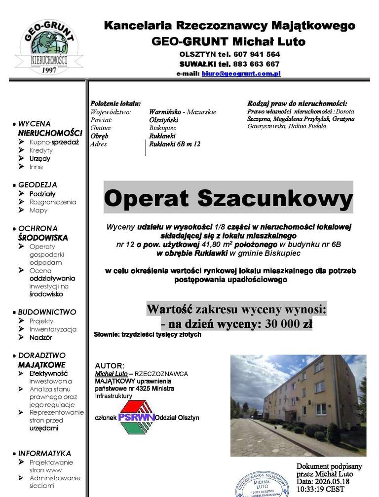 Mieszkanie 41,8 m², Rukławki - zdjęcie 4