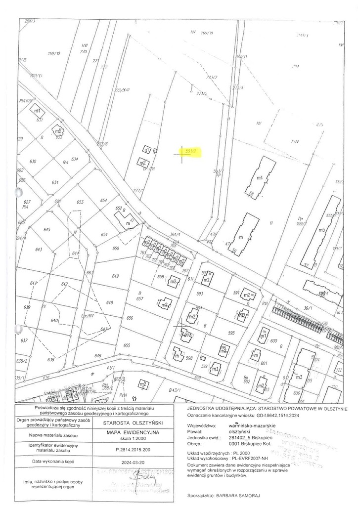 Działka budowlana 1,18 ha, Biskupiec, Ludowa - zdjęcie 1