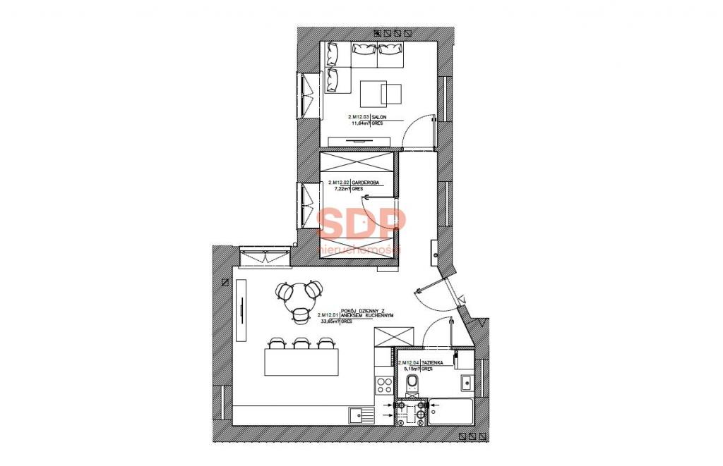 Mieszkanie 57 m², Łódź, Nawrot - zdjęcie 7
