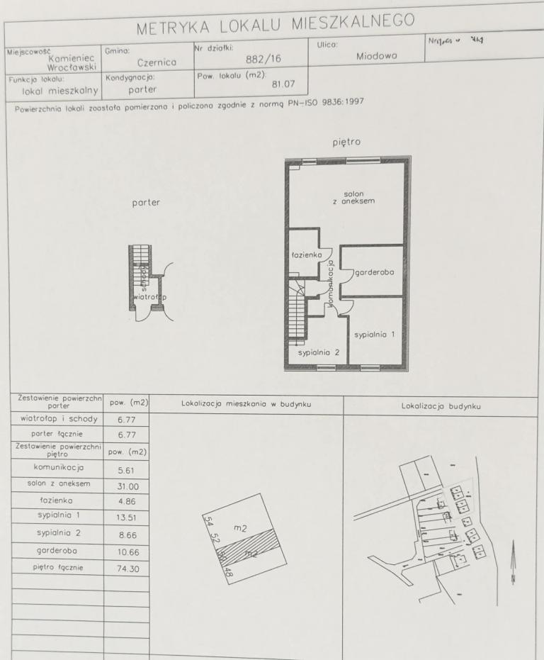 Mieszkanie 81&nbsp;m², Kamieniec Wrocławski, Miodowa - zdjęcie 8