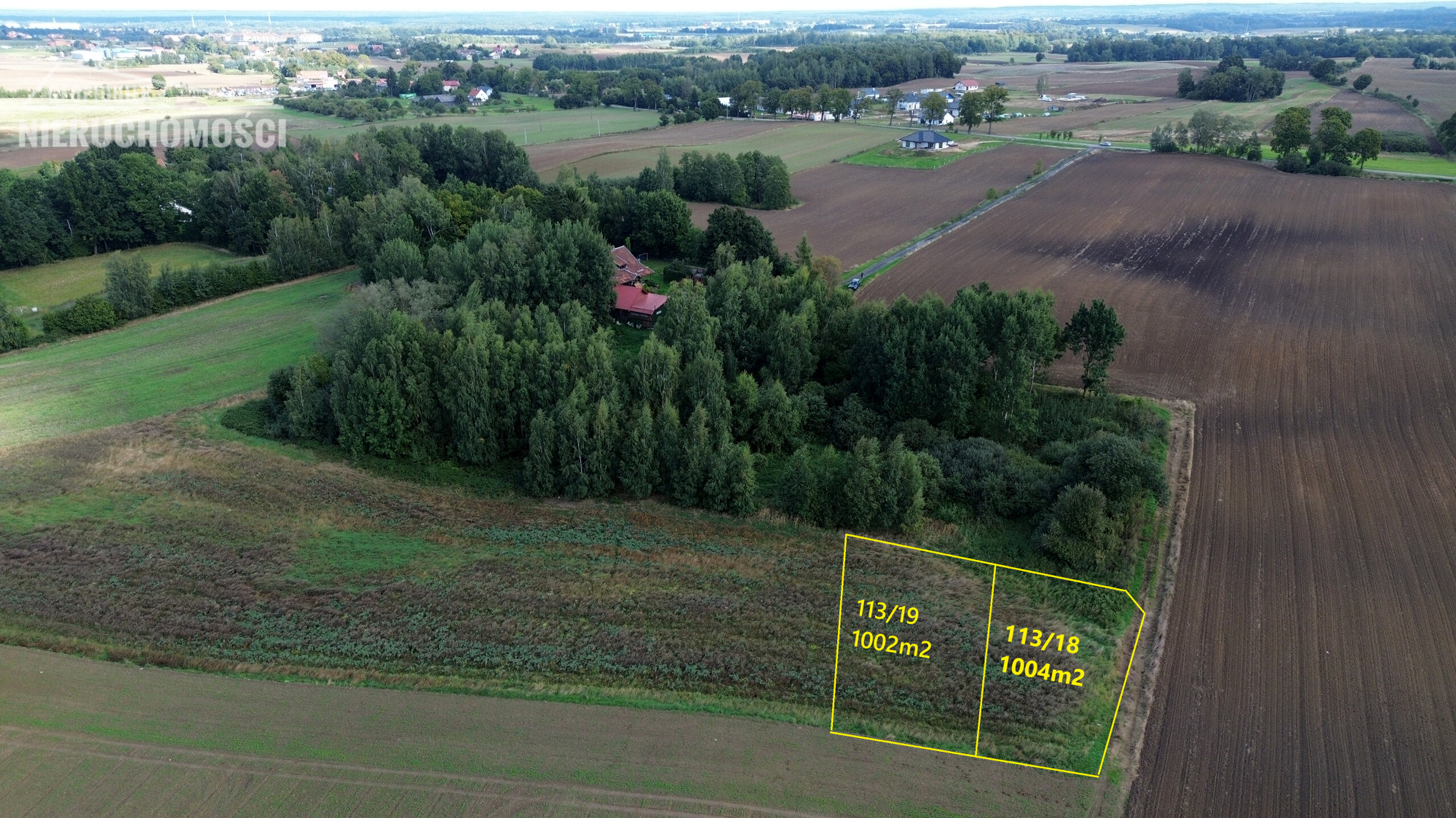 Ostróda - Kajkowo - Cibory, działka budowlana 1004 m2 - zdjęcie 8