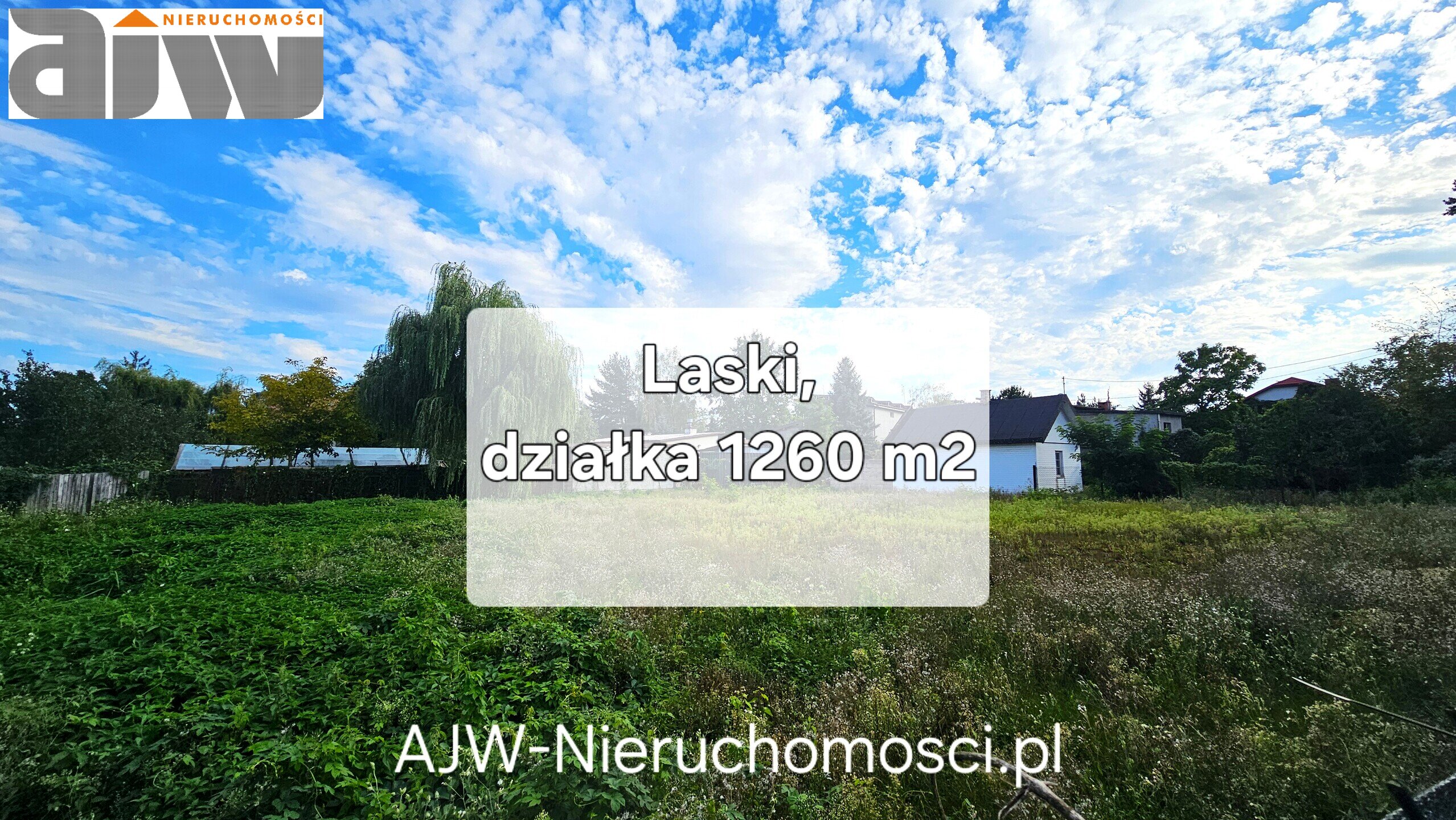Laski działka budowlana 1260 m2 - zdjęcie 2
