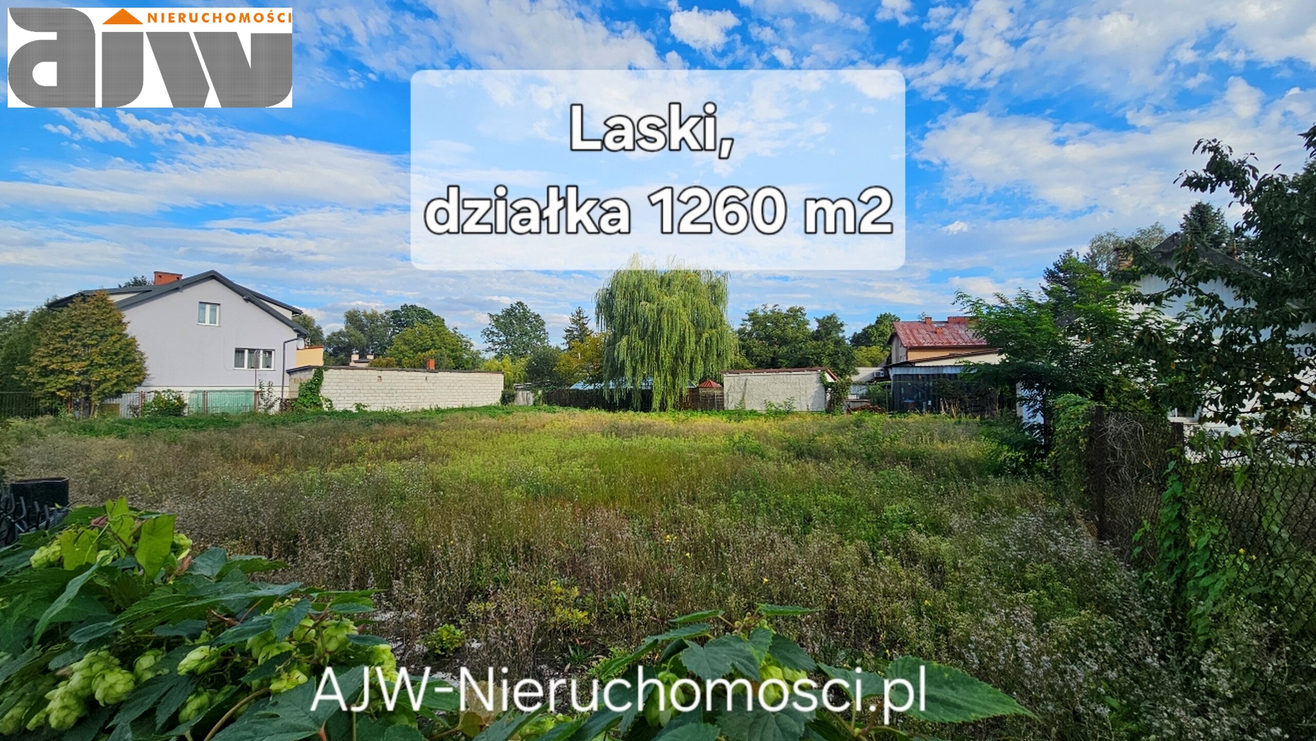 Laski działka budowlana 1260 m2 - zdjęcie 1