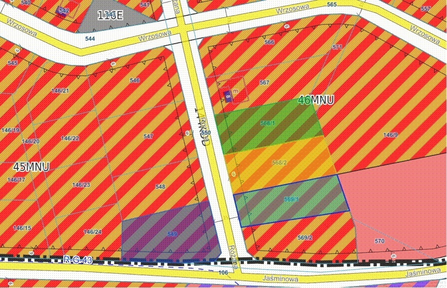 Działka budowlana 1719 m², Charbrowo, Różana - zdjęcie 4