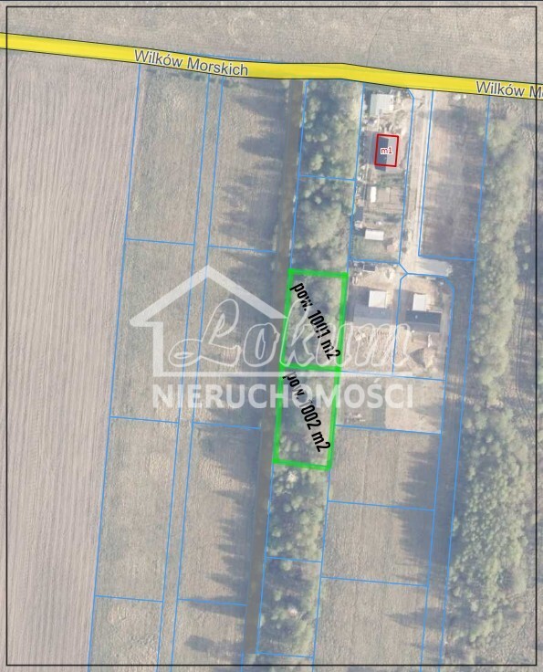 Działka budowlana 1001 m², Koszalin, Wilków Morskich - zdjęcie 3