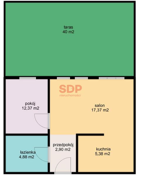 Mieszkanie 42 m², Wrocław, Bajana Jerzego - zdjęcie 11
