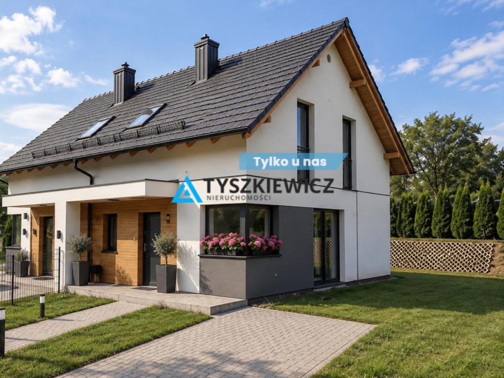 Nowy bliźniak w Leśniewie. Gotowy do zamieszkania. - zdjęcie 1