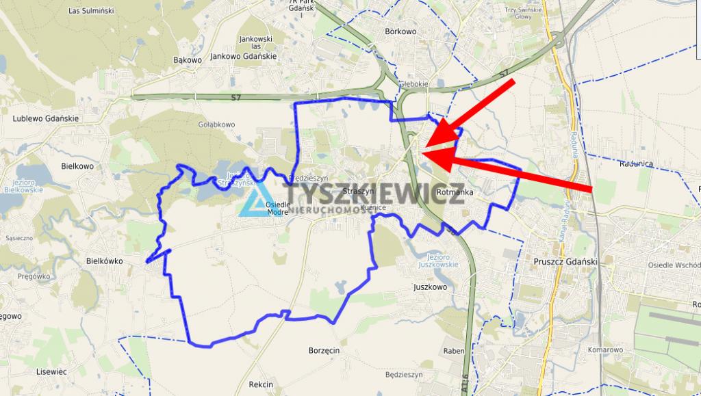 Straszyn - działka mieszkaniowo usługowa - zdjęcie 2