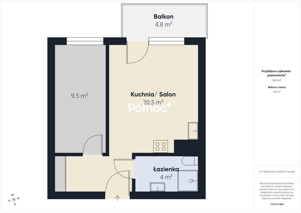 Mieszkanie 34,15&nbsp;m², Wasilków, Dereniowa - zdjęcie 11