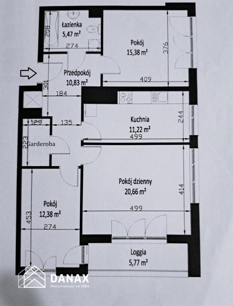 Mieszkanie 78&nbsp;m², Kraków, Romanowicza - zdjęcie 16