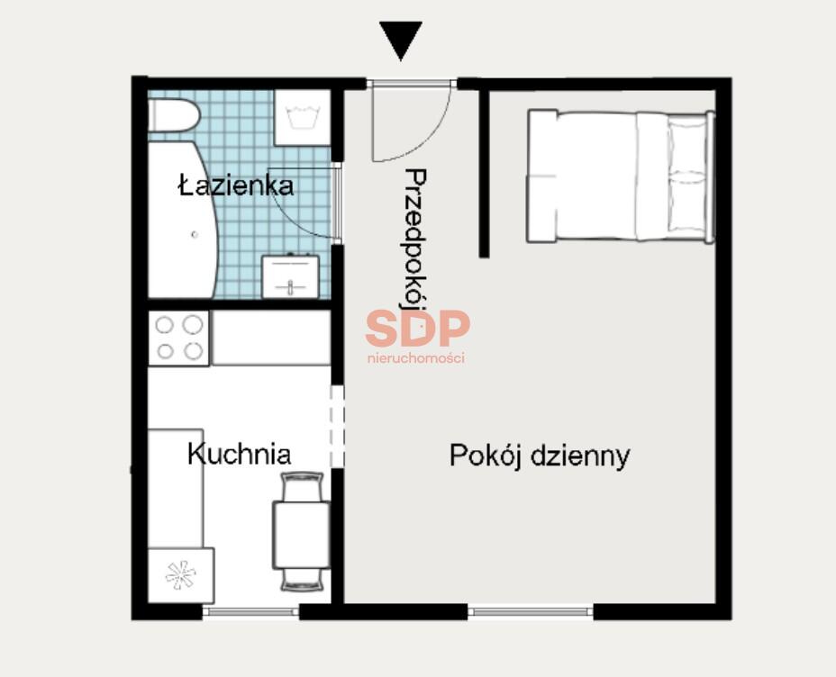 Mieszkanie 31 m², Wrocław, Jedności Narodowej - zdjęcie 11