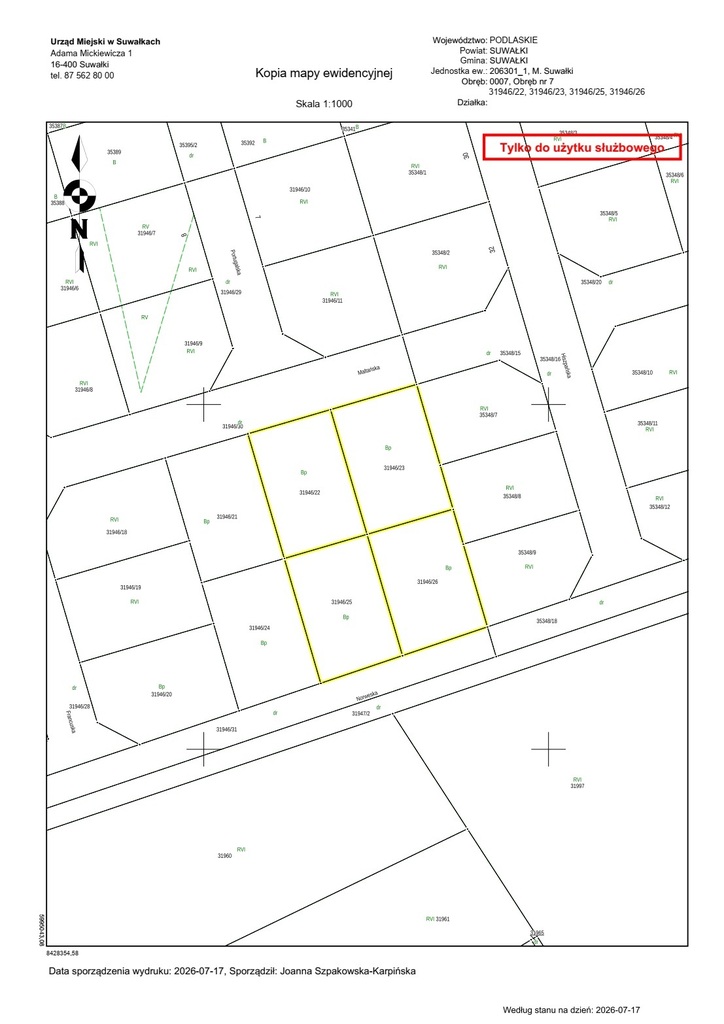 Działka budowlana 942&nbsp;m², Suwałki, Maltańska - zdjęcie 1