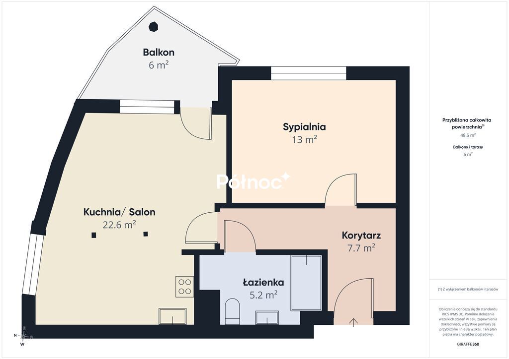Mieszkanie 49,2 m², Białystok, Sybiraków - zdjęcie 6