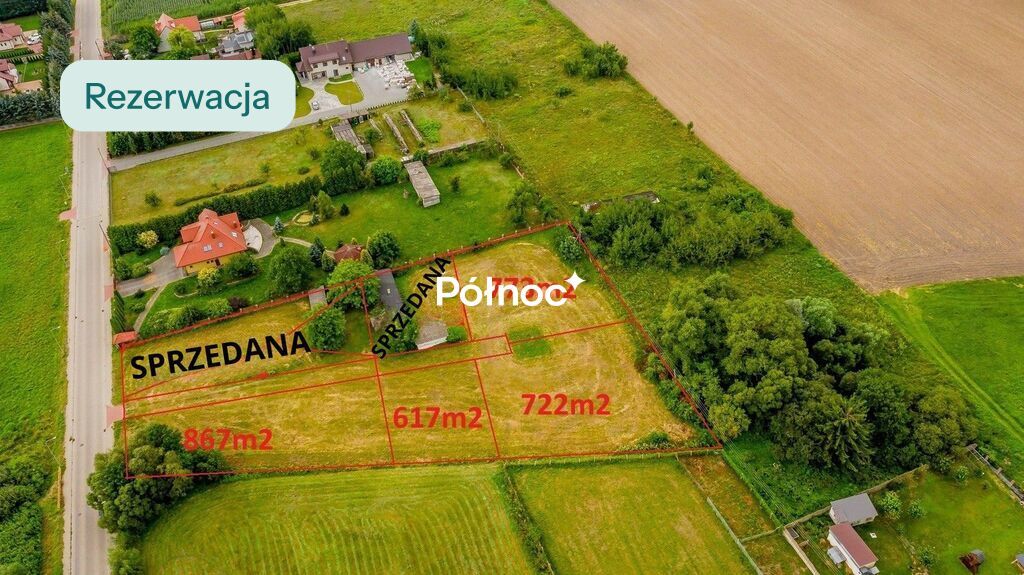 Działka budowlana 867&nbsp;m², Stare Kupiski, Armii Krajowej - zdjęcie 1