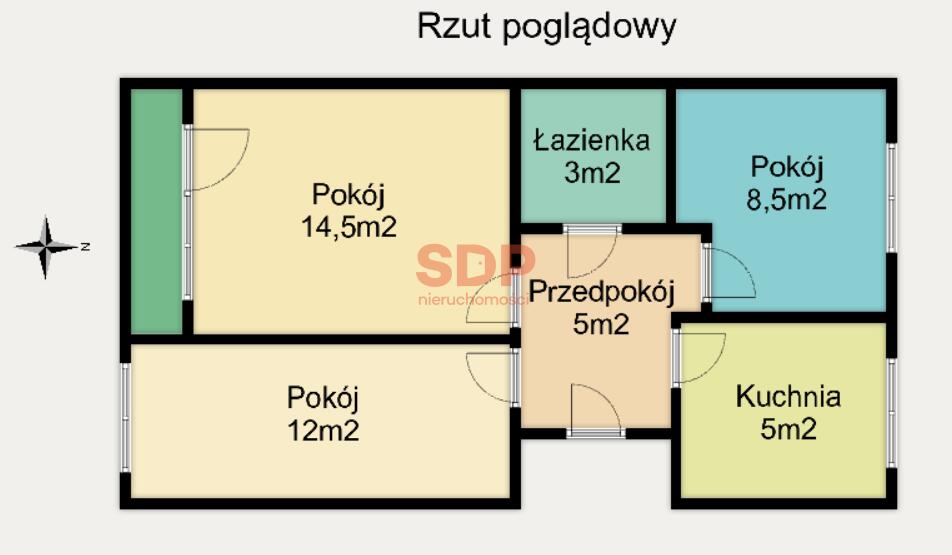 Mieszkanie 48 m², Dąbrowa Górnicza, Kasprzaka Marcina - zdjęcie 12