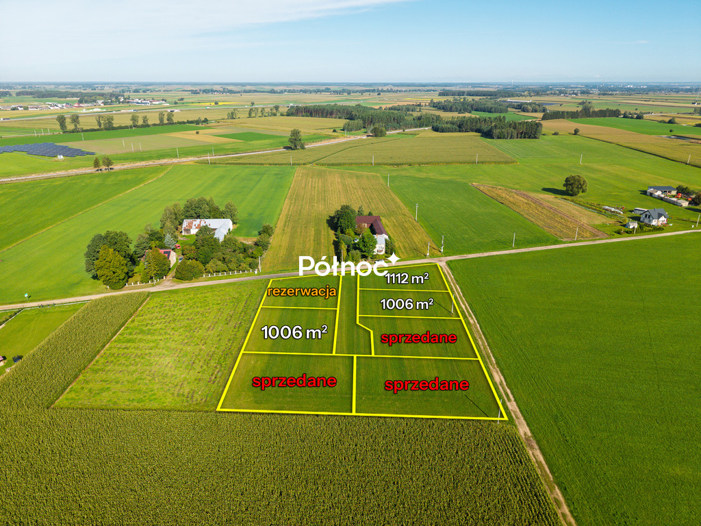 Działka budowlana 1006&nbsp;m², Sierzputy Zagajne - zdjęcie 2