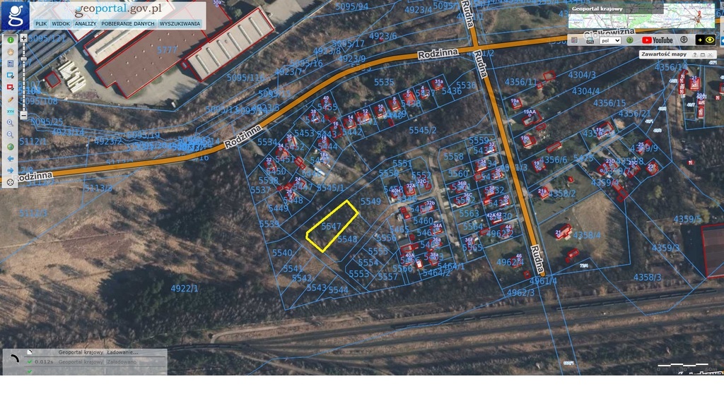 Działka budowlana 1635&nbsp;m², Dąbrowa Górnicza - zdjęcie 1