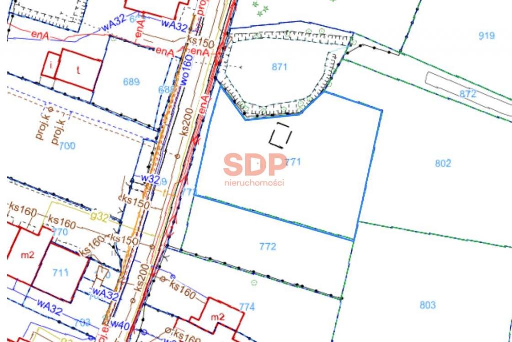 Działka budowlana 1590 m², Wrocław, Sarnia - zdjęcie 1