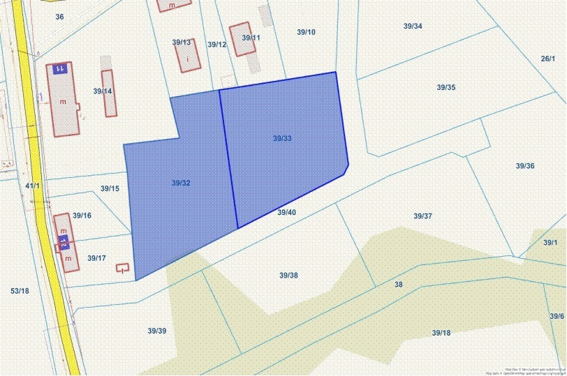 Działka budowlana 3046 m², Wrzeście - zdjęcie 1