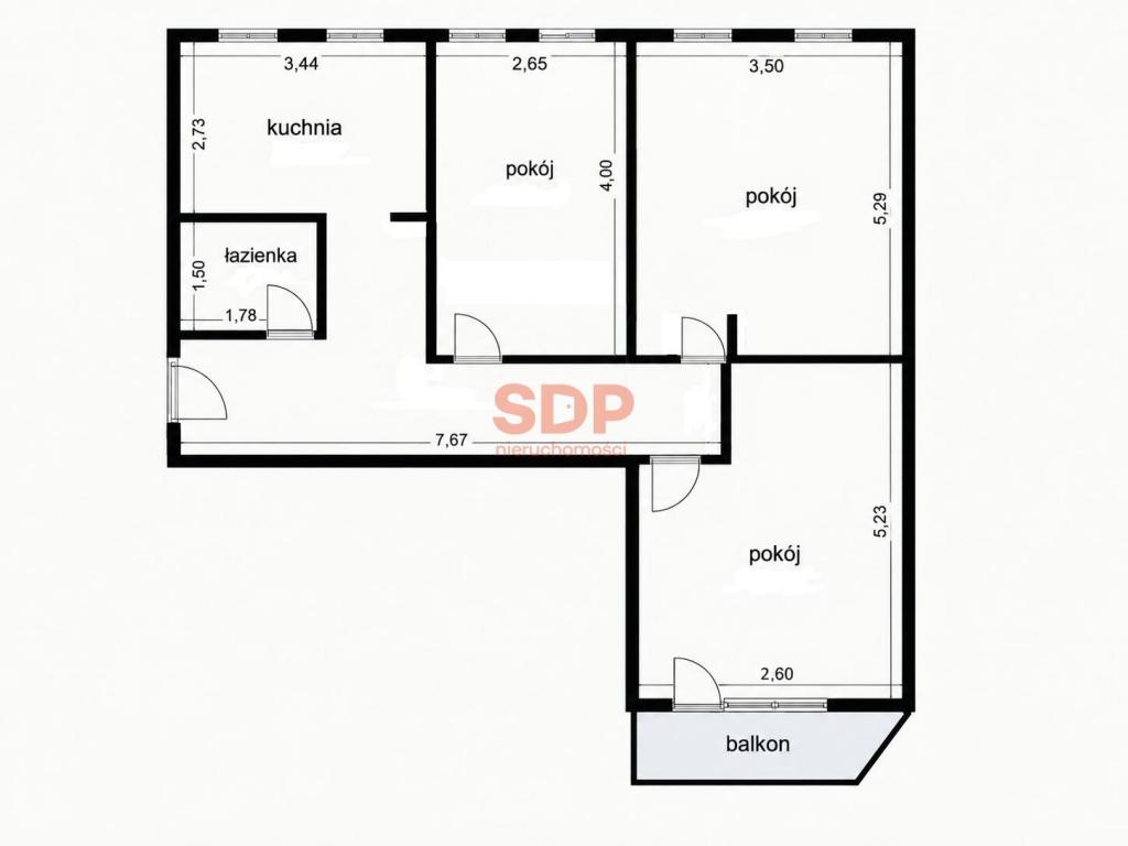 Mieszkanie 62&nbsp;m², Wrocław, Piłsudskiego Józefa - zdjęcie 7